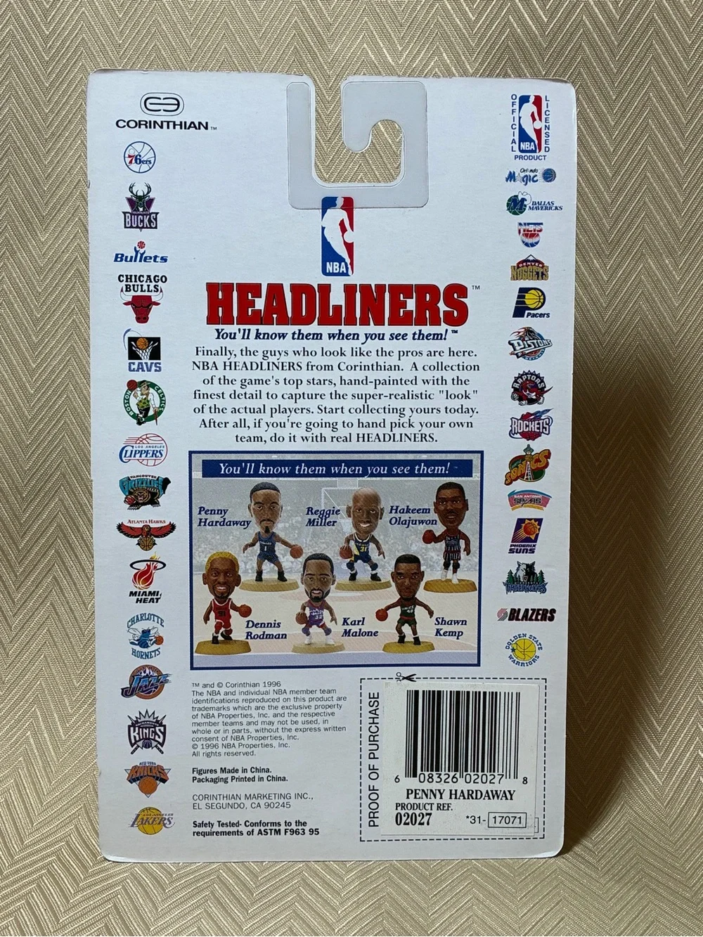Anferee Hardaway -Orlando Magic NBA Headliners Figure